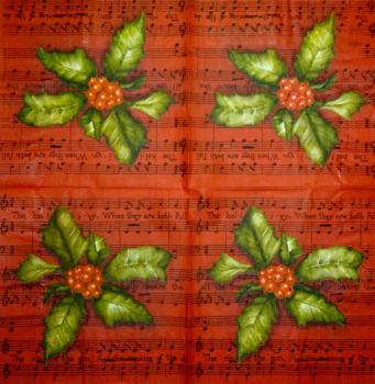 211 Christmas Flowers - 3-ply - CS